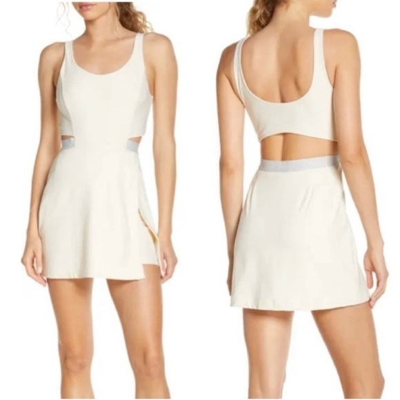 Outdoor Voices Dresses & Skirts - Outdoor Voices Court Dress Cream Mini Size Large